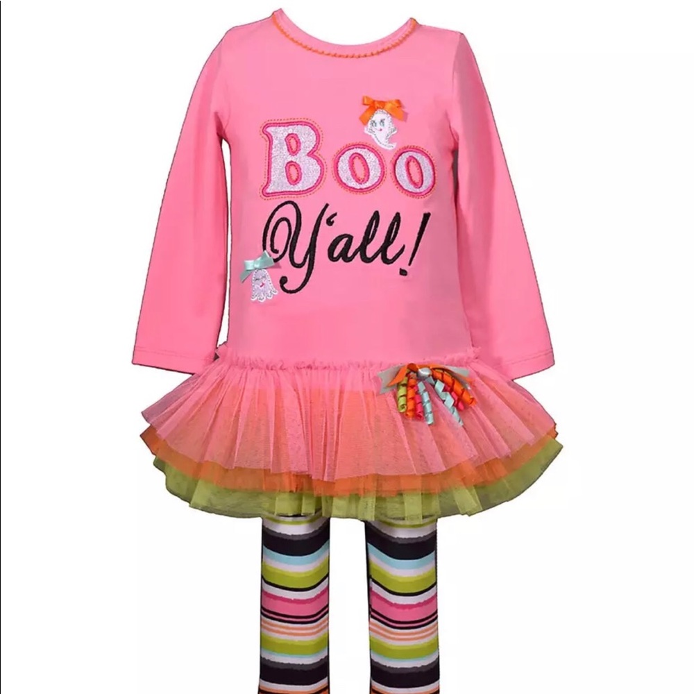 Bonnie Jean Baby Girls Boo Y'all Top & Leggings